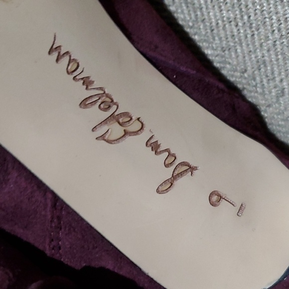 SAM EDELMAN ASHER SUEDE PEEP TOE HEELS SIZE 9 4 INCH HEELS GLADIATOR - Picture 10 of 13